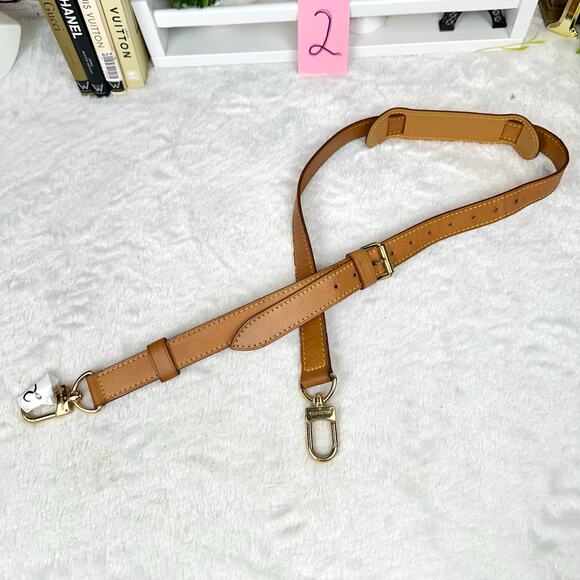 Louis Vuitton Vachetta leather bandouliere strap for Keepall duffel bag Nice! #2 - Picture 7 of 9